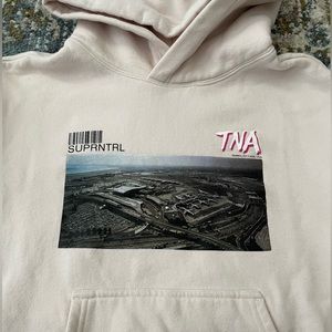 aritzia TNA perfect cozy graphic hood